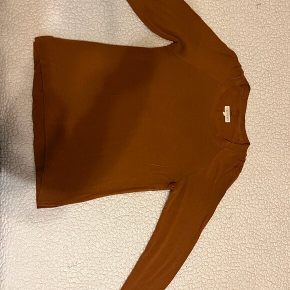 Lou & Grey Copper/Rust-Colored Sweater - S - Picture 3 of 3